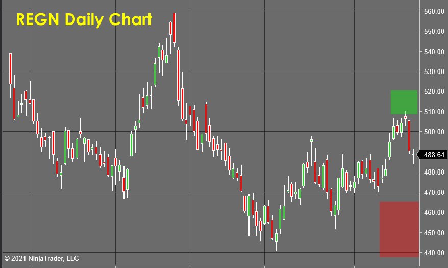 REGN Daily Chart - Stock Market Forecast