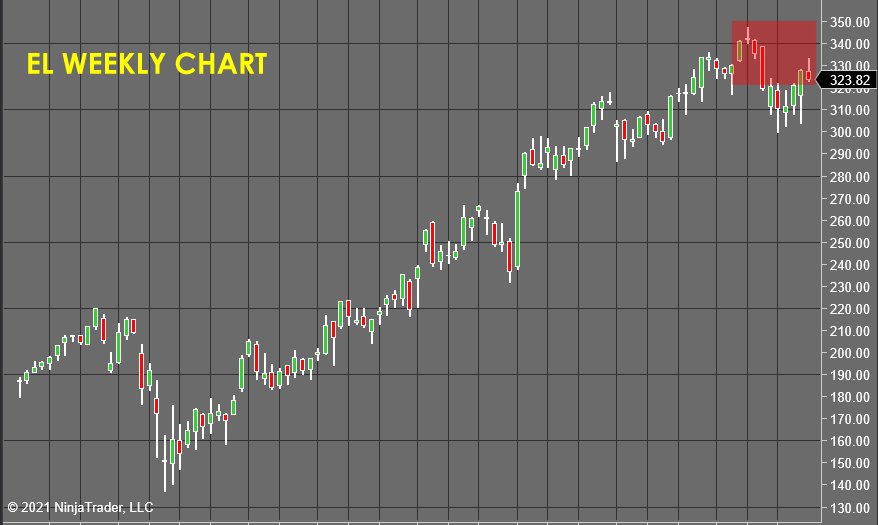 EL Weekly Chart - Stock Market Forecast