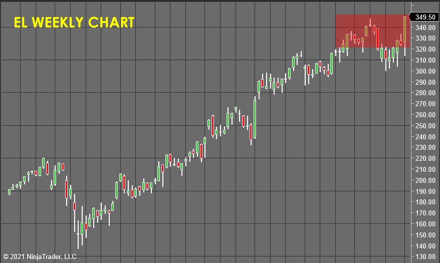 EL Weekly Chart - Stock Market Forecast